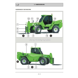 Merlo Panoramic P60.10 – P72.10 IMS Service Manual, Mechanic Manual, Hydraulic & Electrical Diagram DE - instrukcje napraw, schematy instalacji, podrę